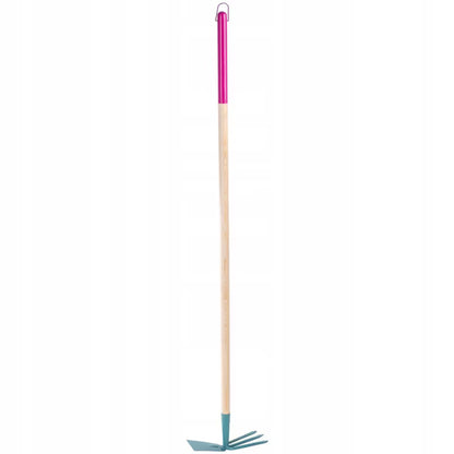 Hakke med Tænder 133,5 cm Træskaft