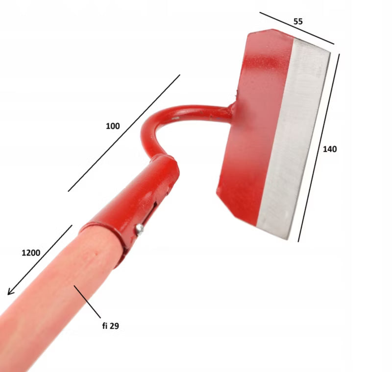 Hakke Smedet 140 mm Træskaft