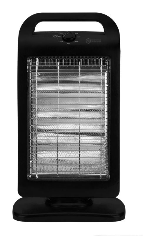 Halogen Infrarød Varmeblæser 1200W 31,5x22x58 cm Sort | 90-113