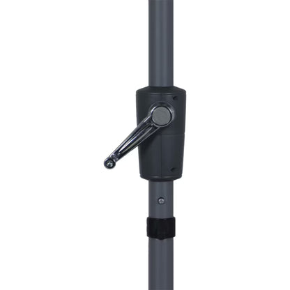 Halvrund Parasol Kasane 242x125 cm Brun