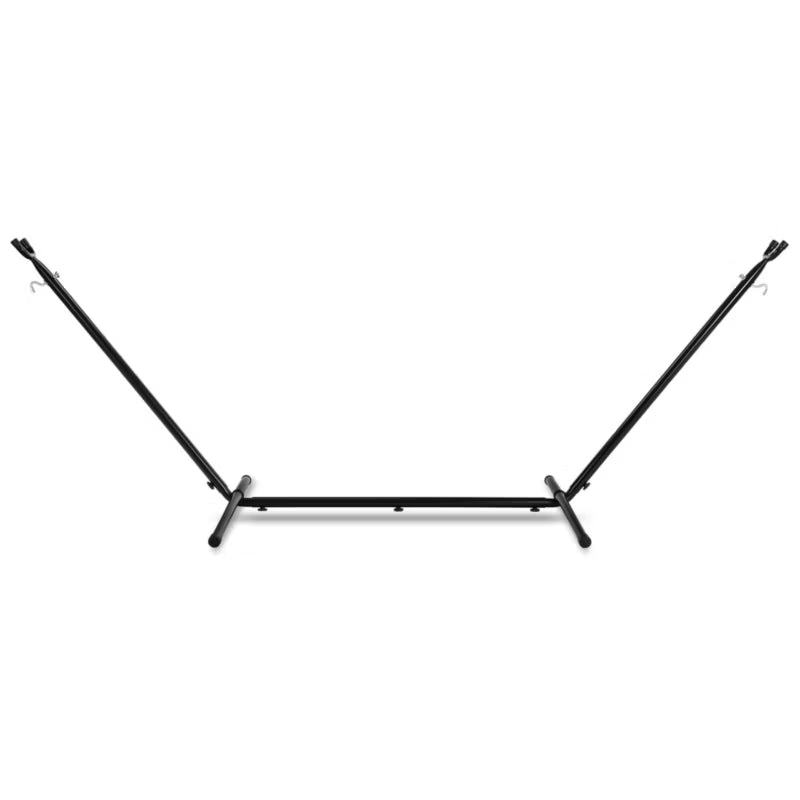 Hamakstativ 300x120 cm Sort Stål