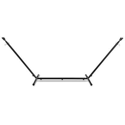 Hamakstativ 300x120 cm Sort Stål