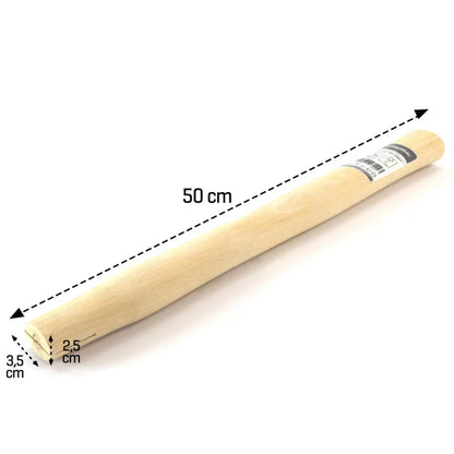 Hammerskaft 50 cm Natur Træ