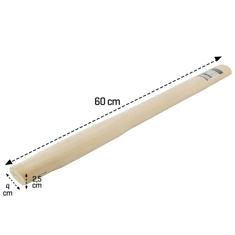 Hammeskaft 60 cm Natur Træ