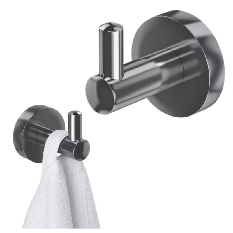 Håndklædekrog Kivo Rund Gunmetal