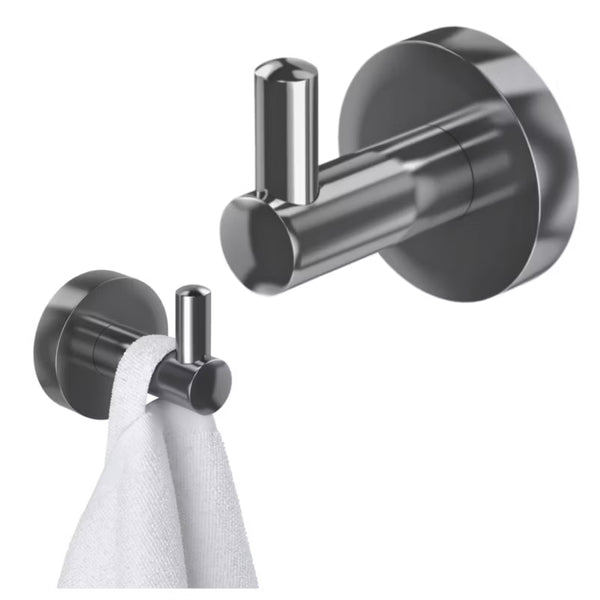 Håndklædekrog Kivo Rund Gunmetal