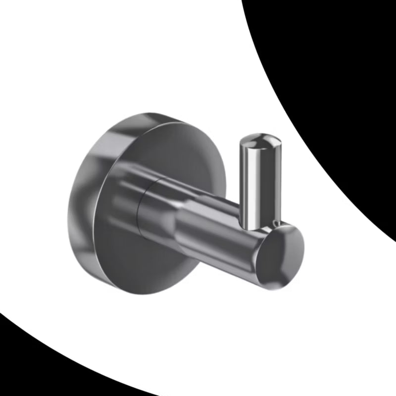 Håndklædekrog Kivo Rund Gunmetal