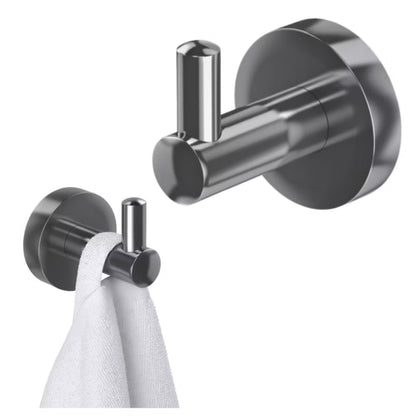 Håndklædekrog Kivo Rund Gunmetal