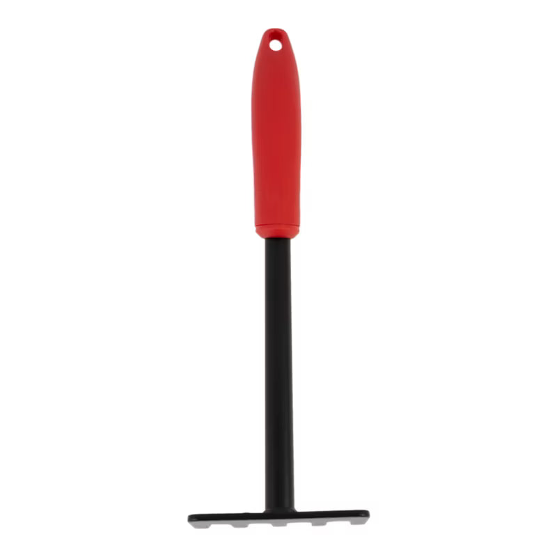 Håndkultivator 32 cm med 5 Tænder Sort Rød