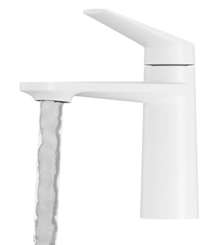 Håndvaskarmatur Nave 14,6 cm Hvid Messing
