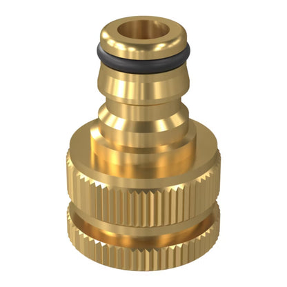 Hanekobling 1/2"-3/4" Messing