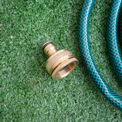 Hanekobling 1" og 3/4" Messing