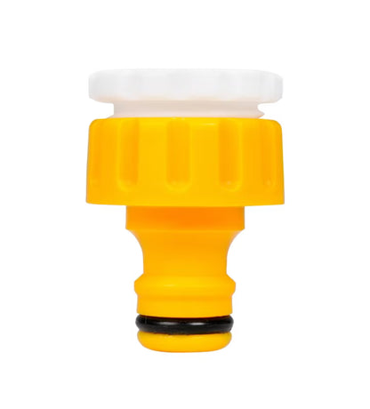 Hanekobling 2-i-1 1/2" - 3/4" Gul Plast