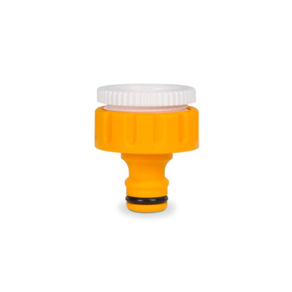 Hanekobling 2-i-1 3/4"-1" Plast Gul