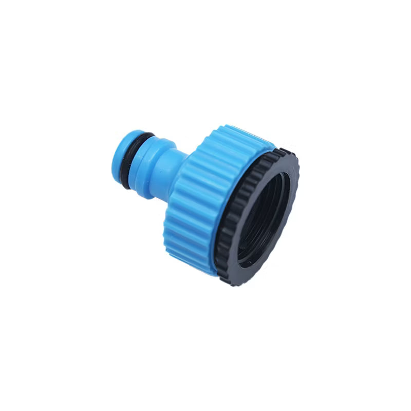 Hanekobling 3/4"-1" Blå Plast