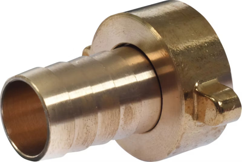 Hanekobling 5/8" Messing med 3/4" Indvendigt Gevind
