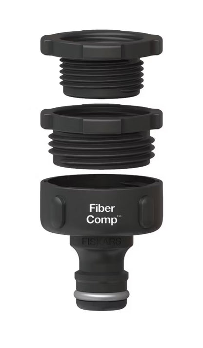 Hanekobling Multi 1/2"-3/4"-1" Sort