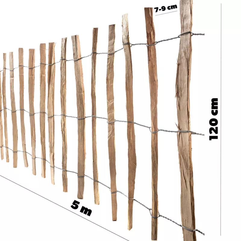 Hasselhegn 500 cm Natur Træ