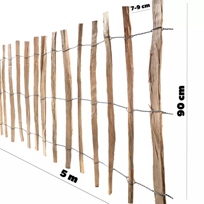 Hasselhegn 500x90 cm Natur