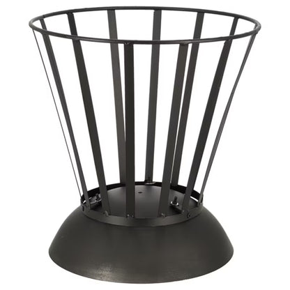 Havebålsted 2-i-1 47x47 cm Sort Stål