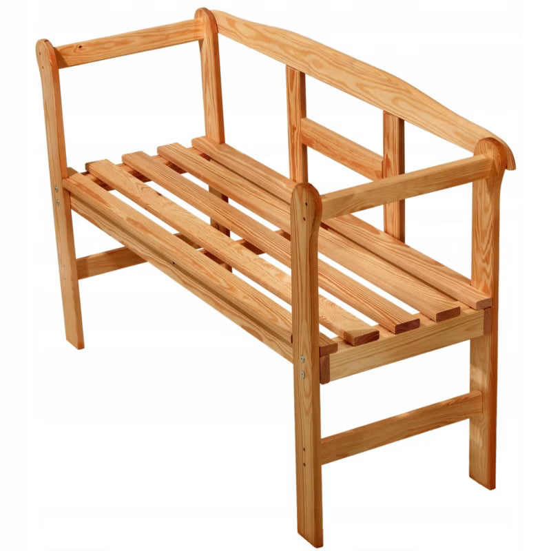 Havebænk 119x44x76 cm Teak Træ med Opbevaring