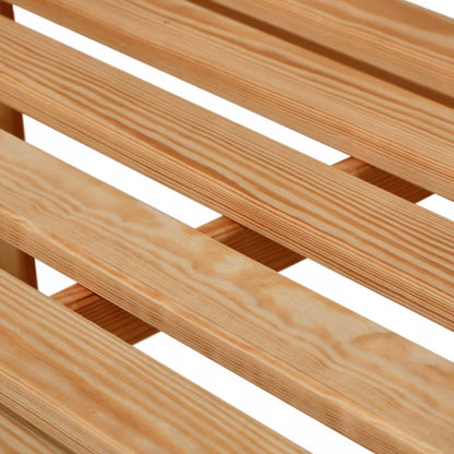 Havebænk 119x44x76 cm Teak Træ med Opbevaring