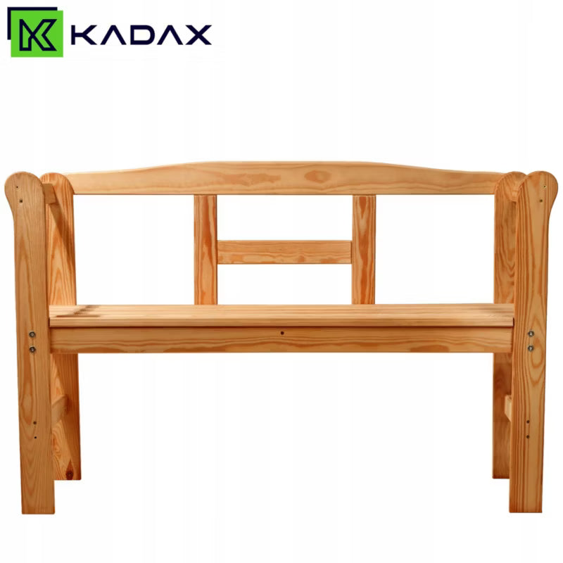 Havebænk 119x44x76 cm Teak Træ med Opbevaring