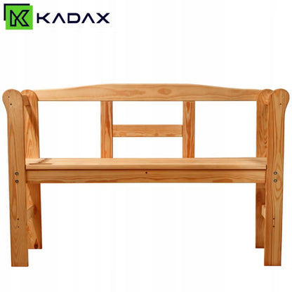 Havebænk 119x44x76 cm Teak Træ med Opbevaring