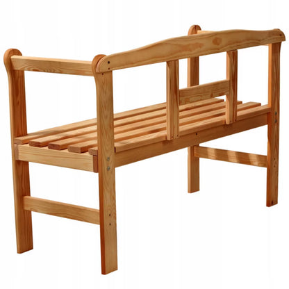 Havebænk 119x44x76 cm Teak Træ med Opbevaring