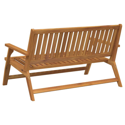 Havebænk 122x78x73 cm Brun Akacietræ