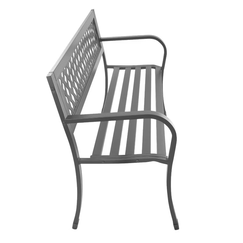 Havebænk 125x53 cm Grafit H-048