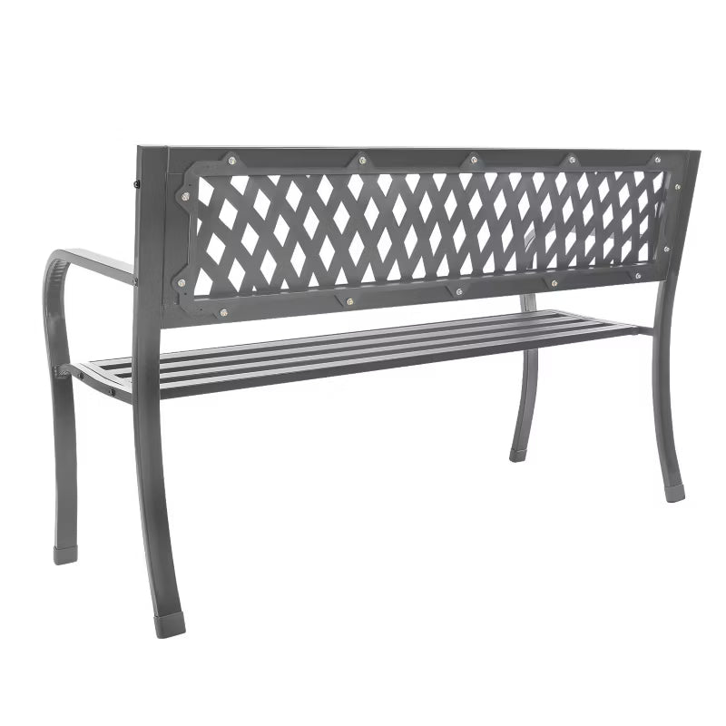 Havebænk 125x53 cm Grafit H-048