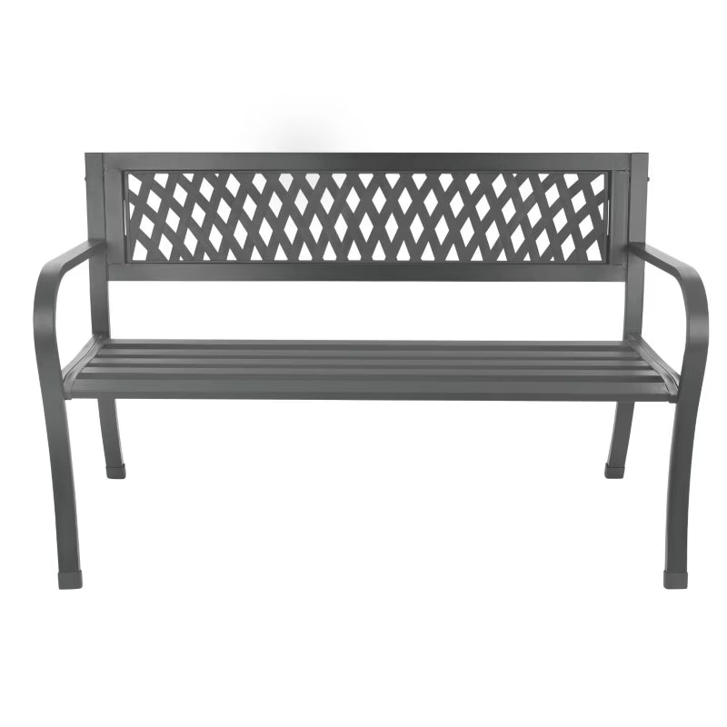 Havebænk 125x53 cm Grafit H-048