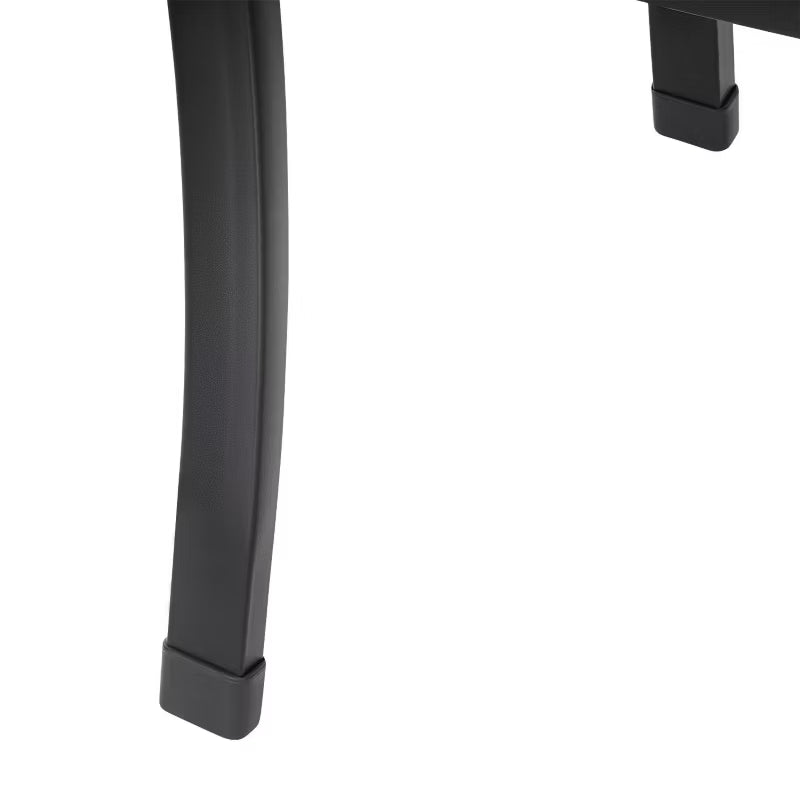 Havebænk 125x53 cm Sort Metal