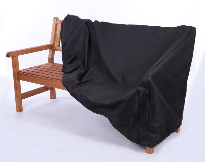 Havebænk 154x70 cm Brun Træ med Betræk