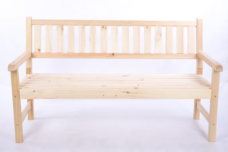 Havebænk 154x70 cm Natur Træ