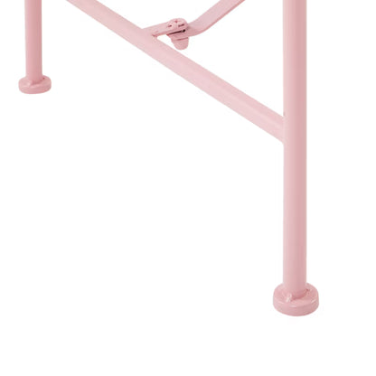 Havebænk Cavinia 125 cm Rosa Metal