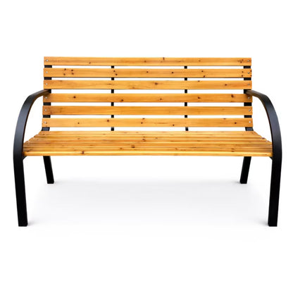 Havebænk Dalia 122 cm Træ og Stål