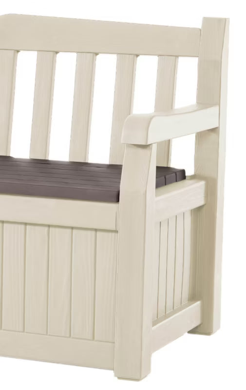Havebænk Eden 265L 140x60x84 cm Beige-Brun
