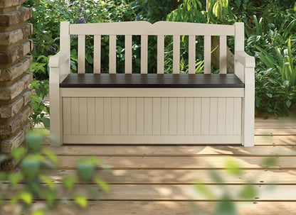 Havebænk Eden 265L 140x60x84 cm Beige-Brun