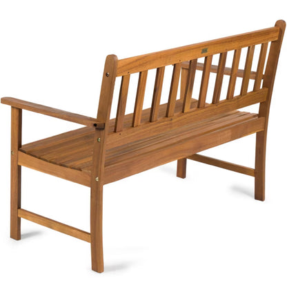 Havebænk FDZN 4013-T 122x57 cm Brun Akacietræ