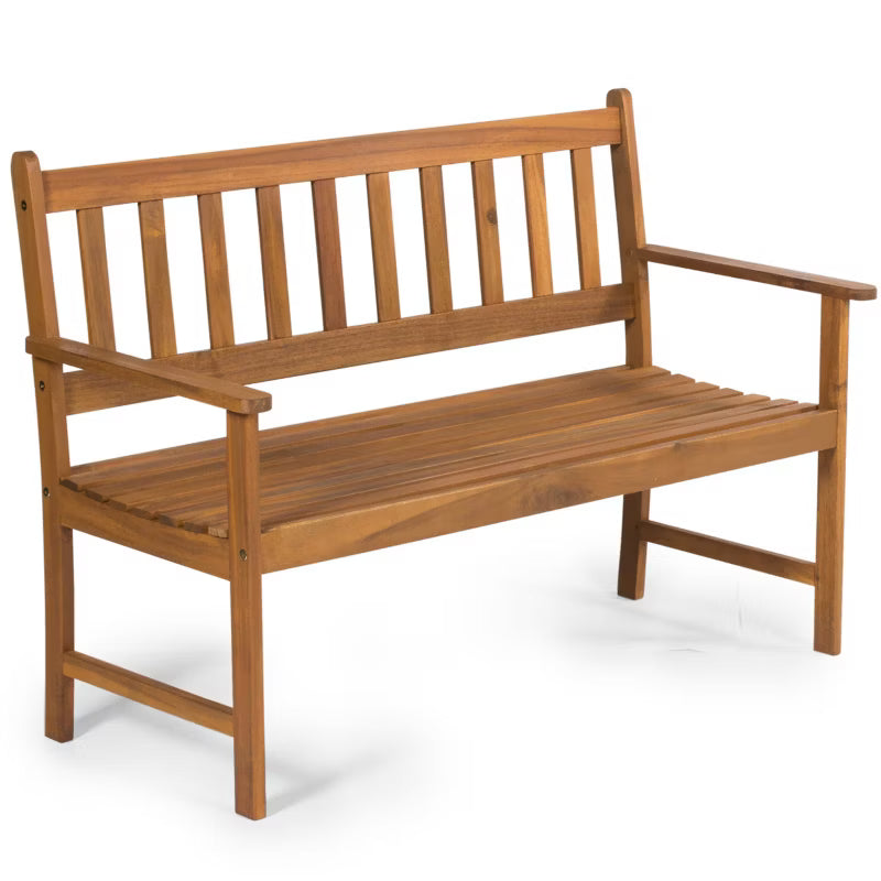Havebænk FDZN 4013-T 122x57 cm Brun Akacietræ