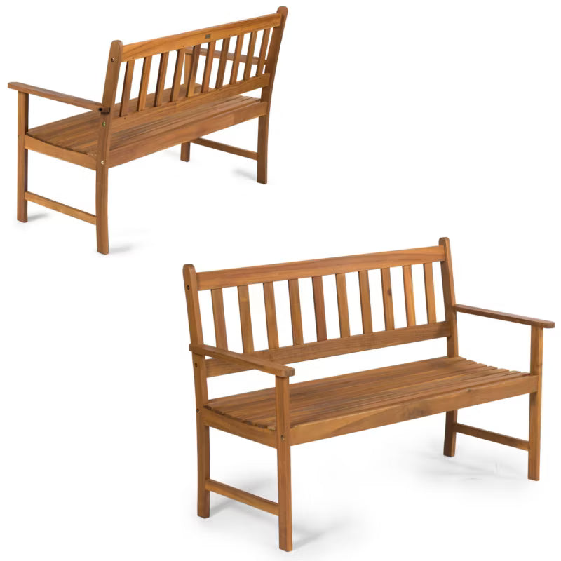Havebænk FDZN 4013-T 122x57 cm Brun Akacietræ