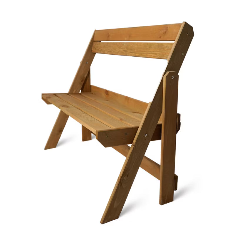 Havebænk Fyrretræ Sammenklappelig 105x46 cm