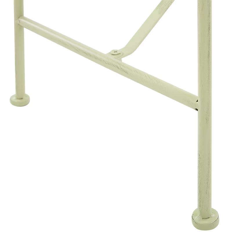 Havebænk Milazzo 130 cm Lysegrøn Metal