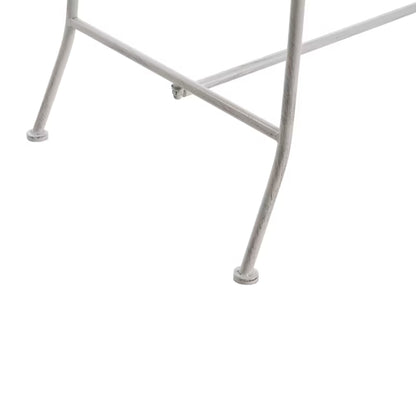 Havebænk Pavia 146 cm Hvid Metal