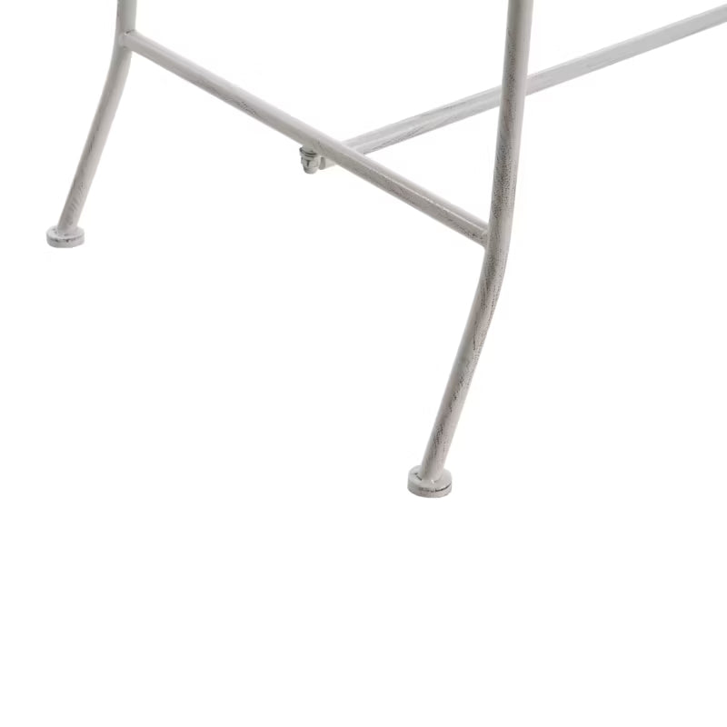 Havebænk Pavia 146 cm Hvid Metal
