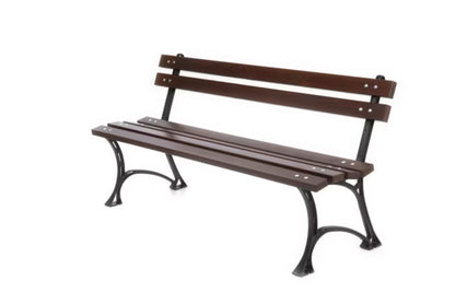 Havebænk Støbejern 150 cm Palisander