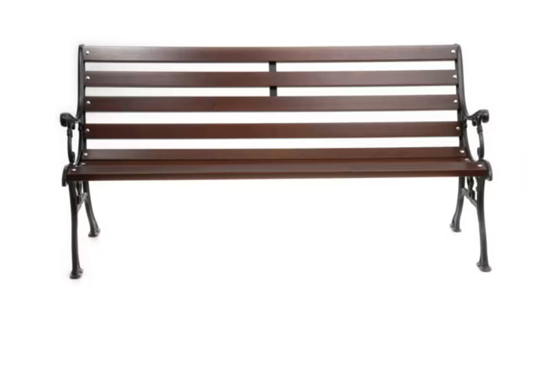 Havebænk Støbejern 155 cm Palisander 0111