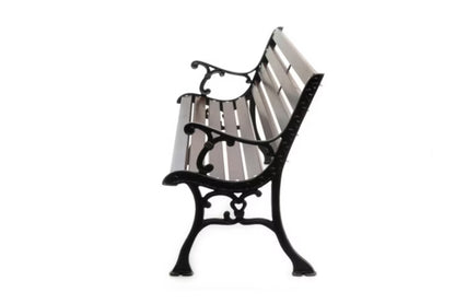 Havebænk Støbejern 155 cm Palisander 0111